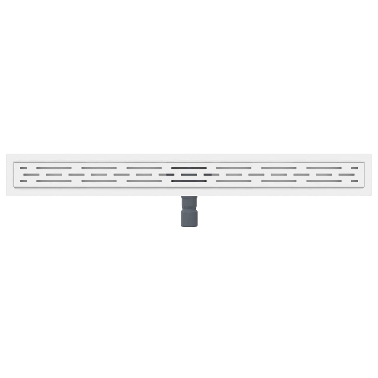 Bruserafløb med linje design Sølv 90 cm Rustfrit Stål 304