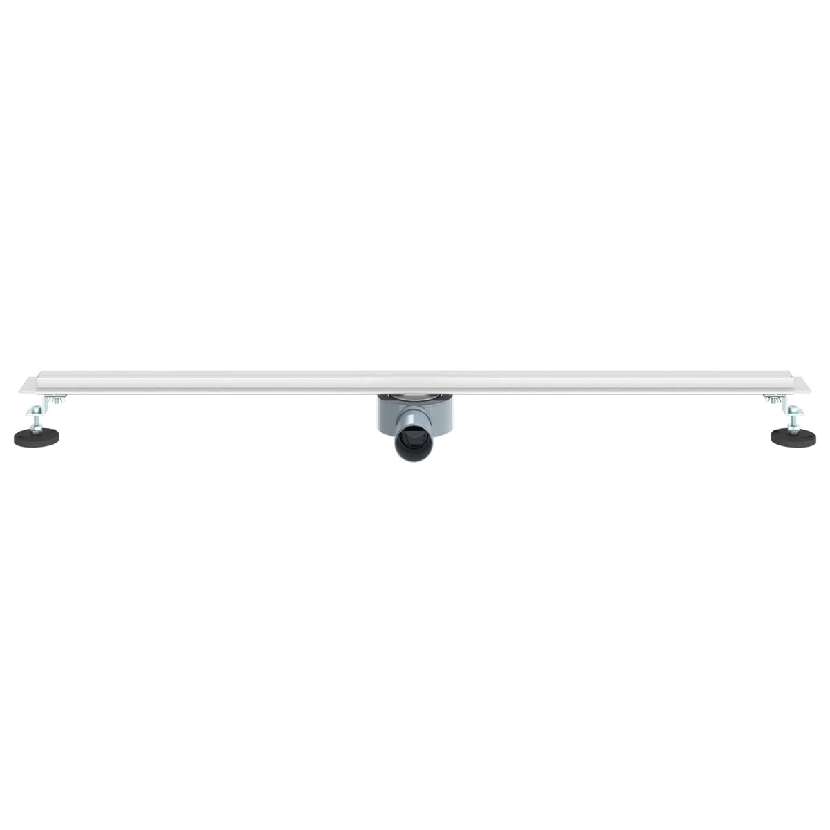 360° Bruserafløb med slank model Sølv 100 cm Rustfrit Stål 304