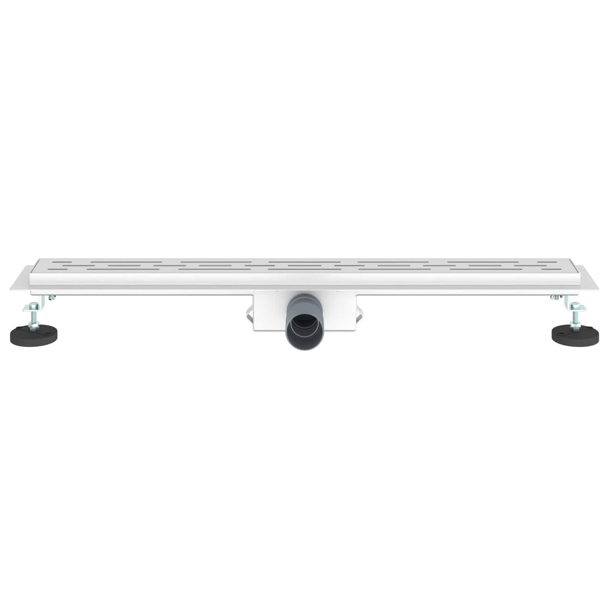 Bruserafløb med linje design Sølv 70 cm Rustfrit Stål 304