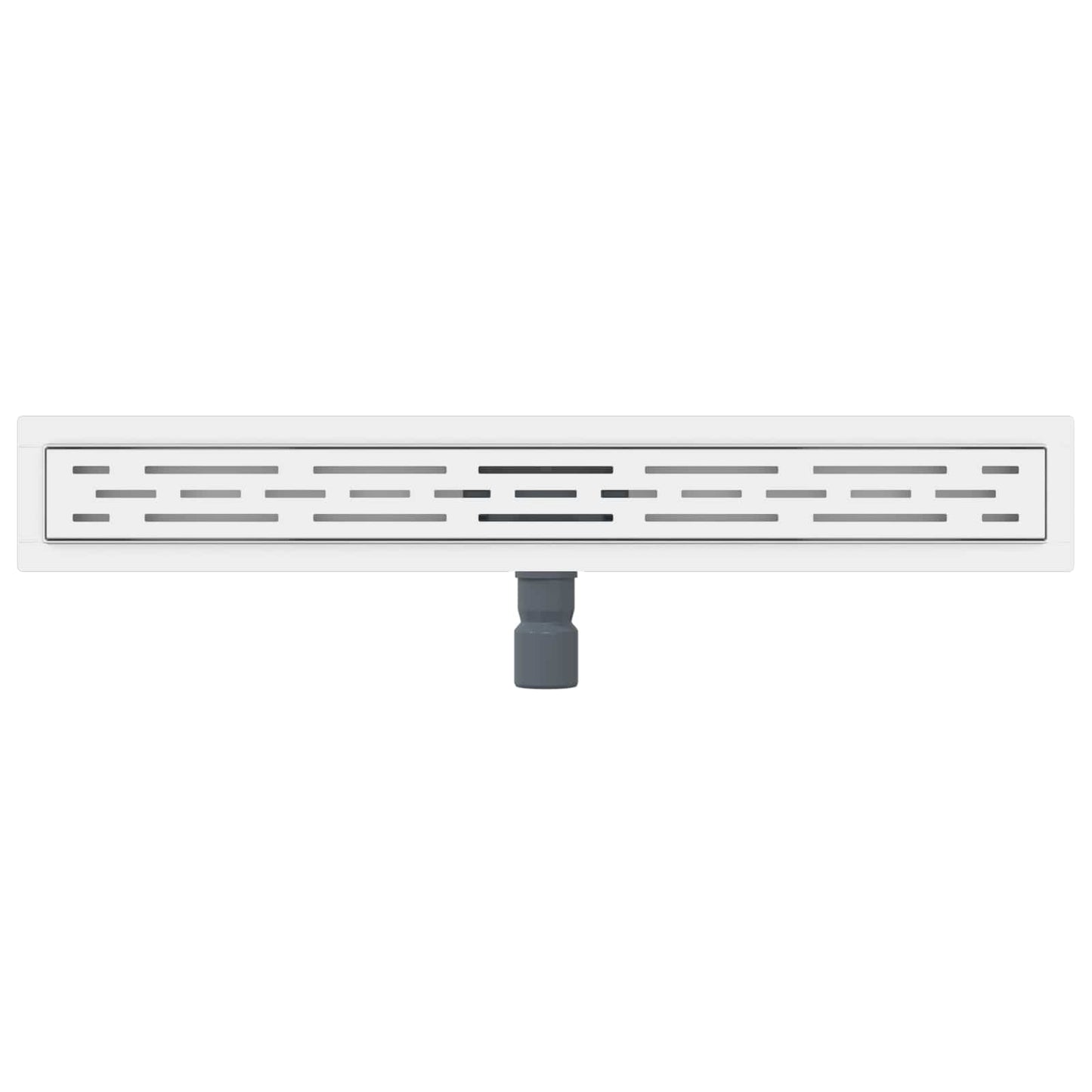 Bruserafløb med linje design Sølv 70 cm Rustfrit Stål 304