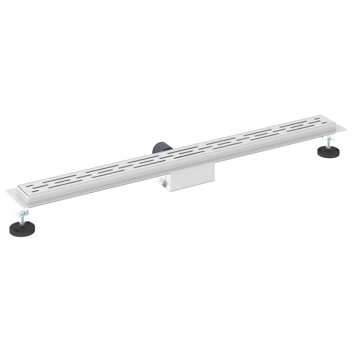 Bruserafløb med linje design Sølv 100 cm Rustfrit Stål 304