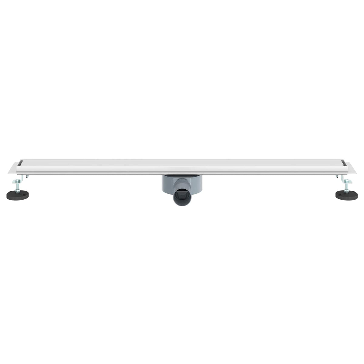 Bruserafløb 2-i-1 med 360° Siphon Sølv 90 cm Rustfrit Stål 304
