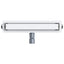 Bruserafløb 2-i-1 med 360° Siphon Sølv 54 x 11 x 9,5 cm
