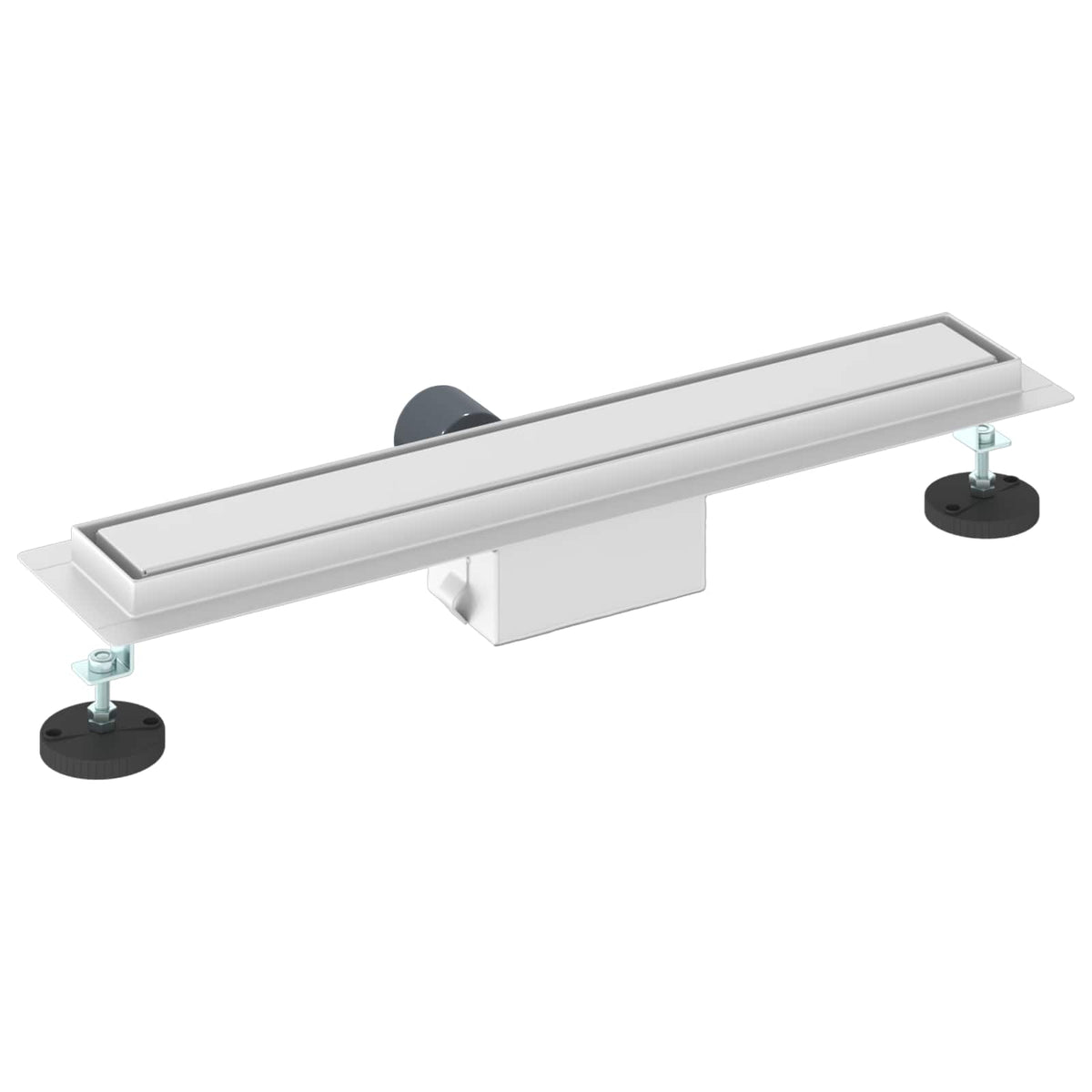 2 i 1 bruserafløb Sølv 60 cm Rustfrit Stål 304