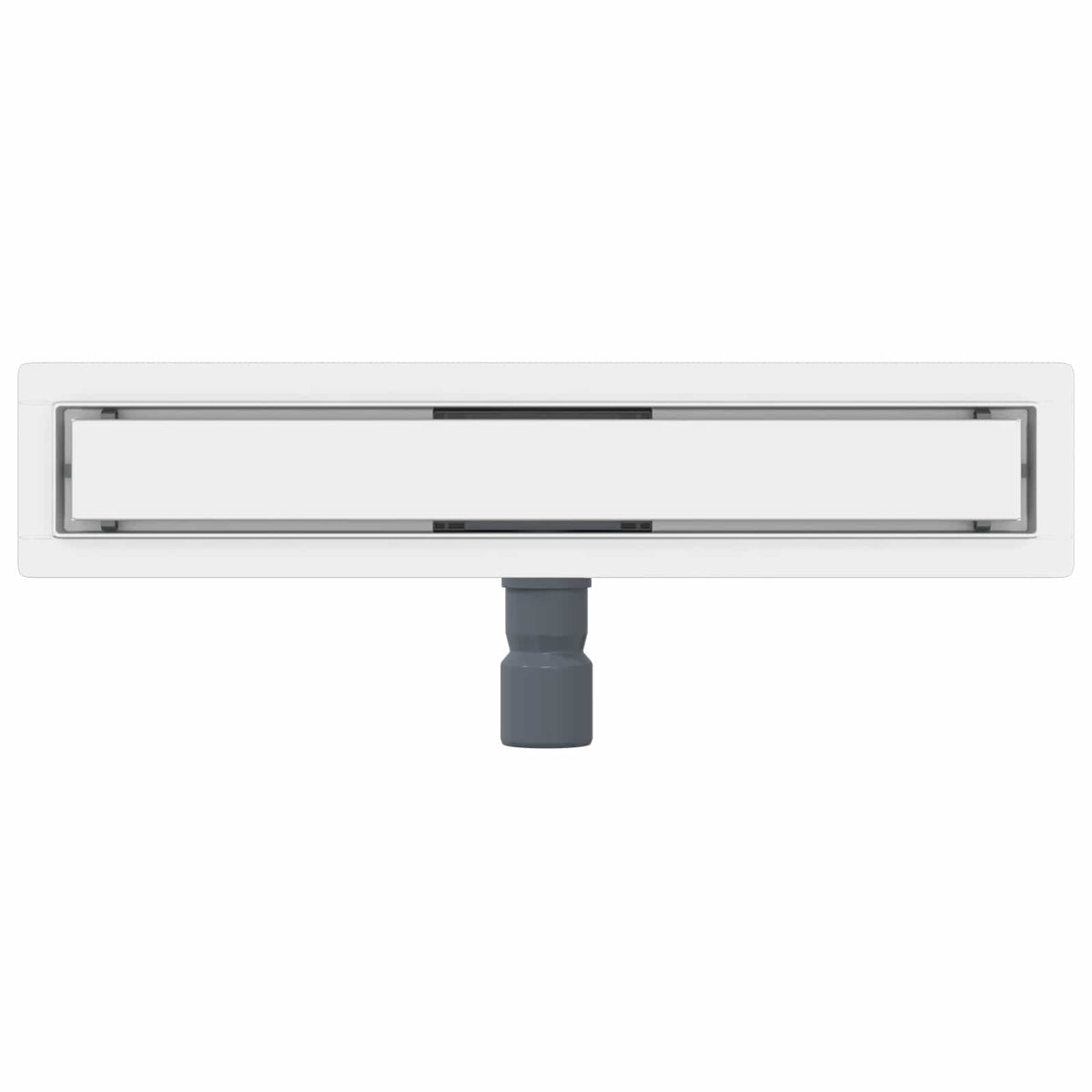 2 i 1 bruserafløb Sølv 60 cm Rustfrit Stål 304