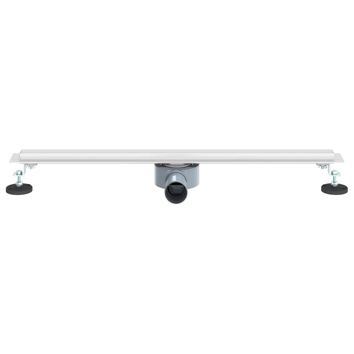 360° Bruserafløb med slank model Sølv 70 cm Rustfrit Stål 304