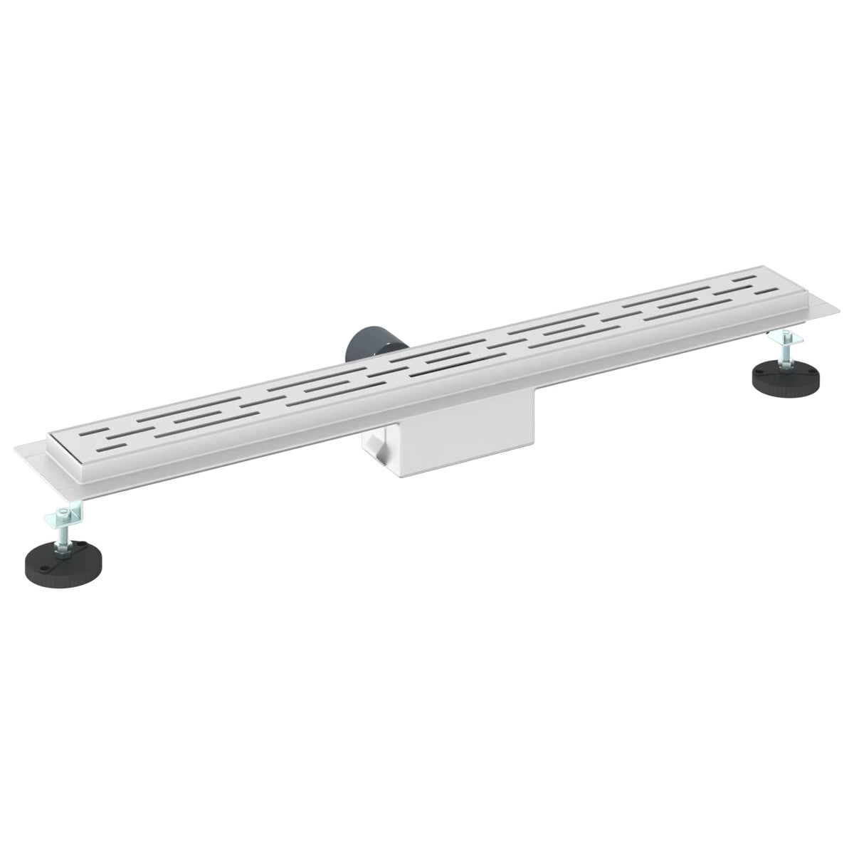 Bruserafløb med linje design Sølv 80 cm Rustfrit Stål 304
