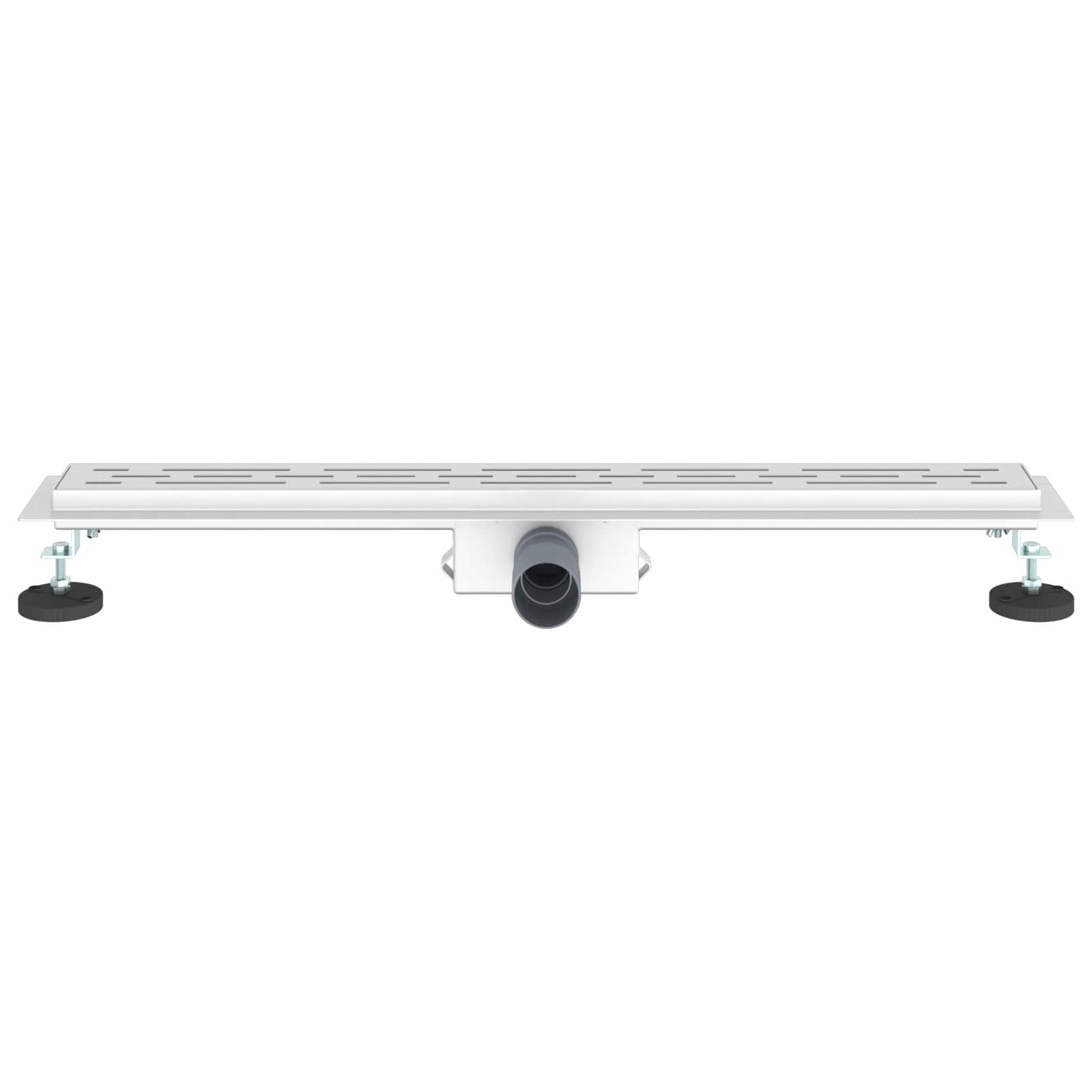 Bruserafløb med linje design Sølv 80 cm Rustfrit Stål 304