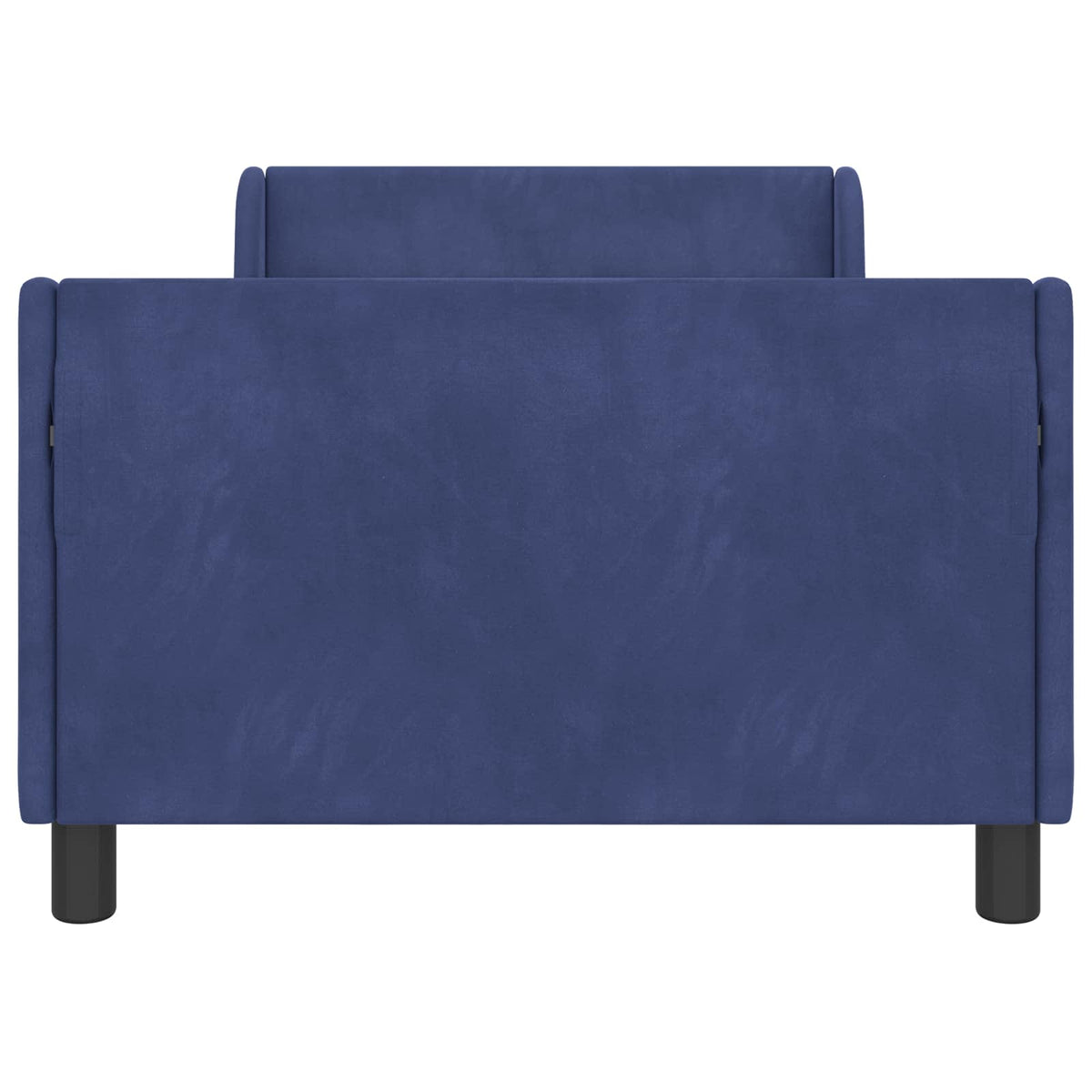 Børnesengestel med hovedgærde Politi blå 90 x 190 cm Fløjl