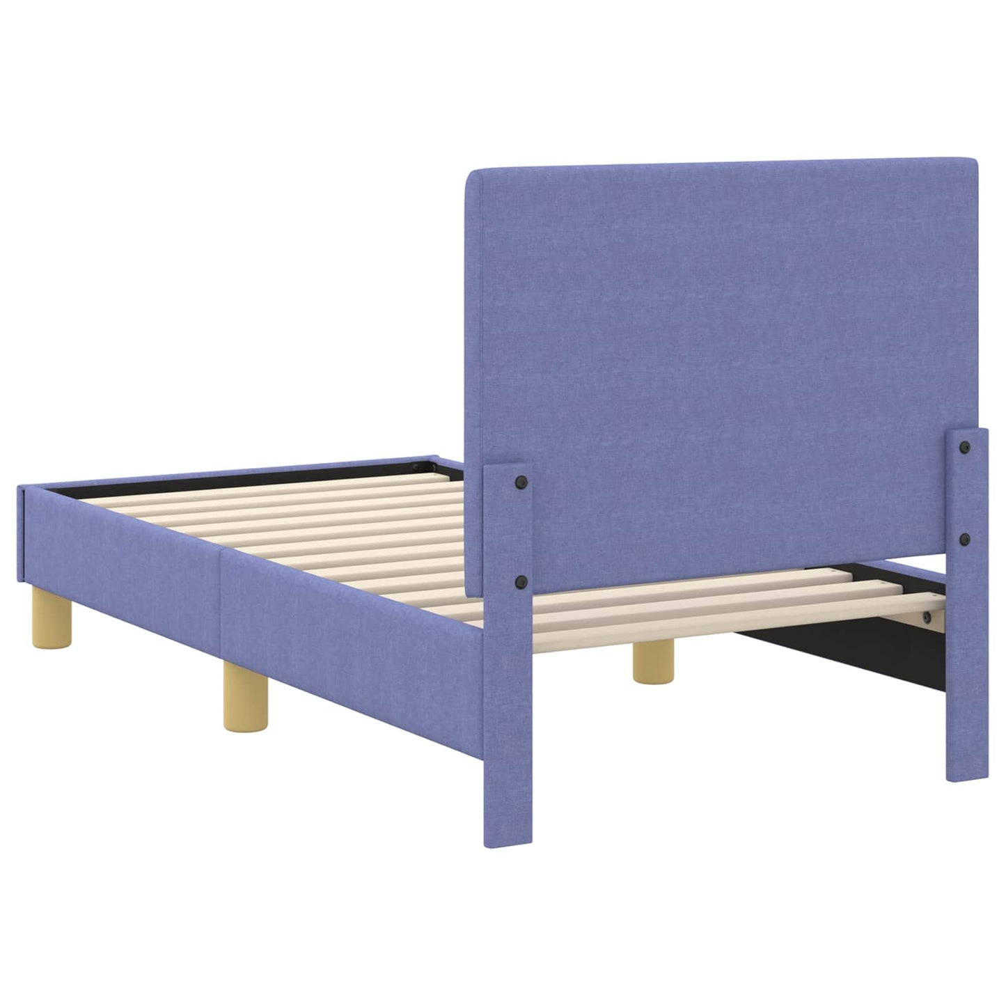 Sengestel til tumling med hovedgærde Jeans blå 70 x 140 cm Stof