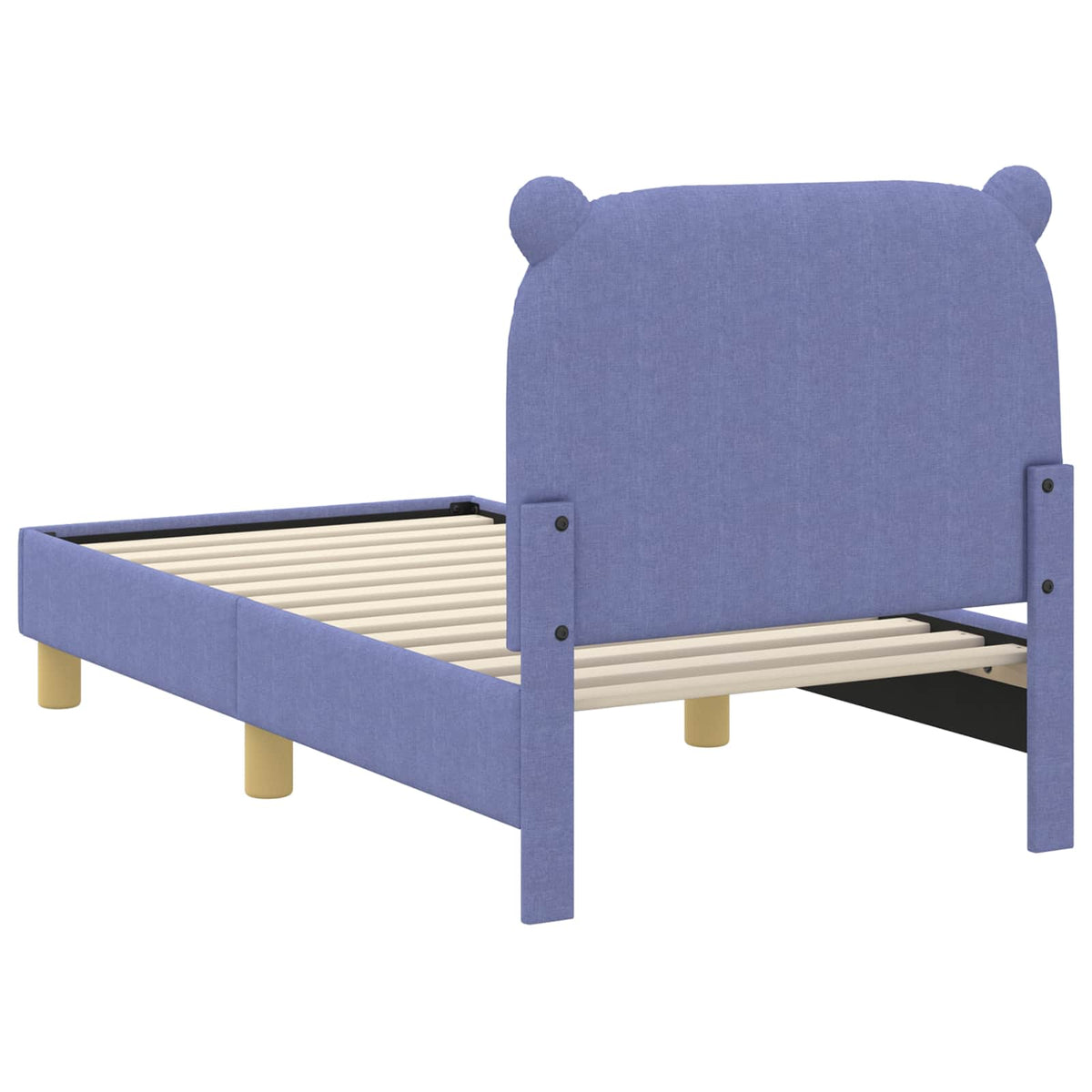 Sengestel til tumling med hovedgærde Jeans blå 70 x 140 cm Stof