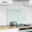Køkkenbacksplash Mælk 70 x 50 cm hærdet glas