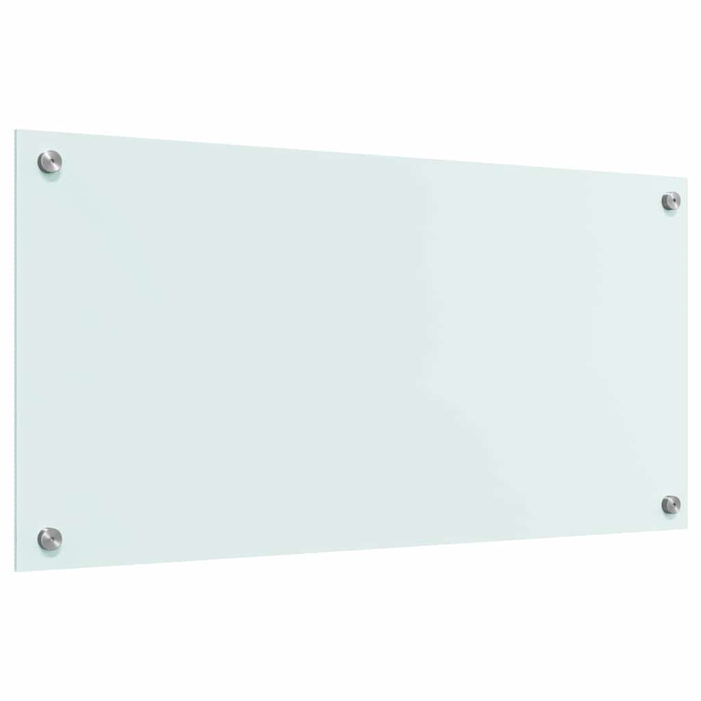 Køkkenbacksplash Mælk 80 x 40 cm hærdet glas