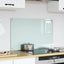 Køkkenbacksplash Mælk 80 x 50 cm hærdet glas