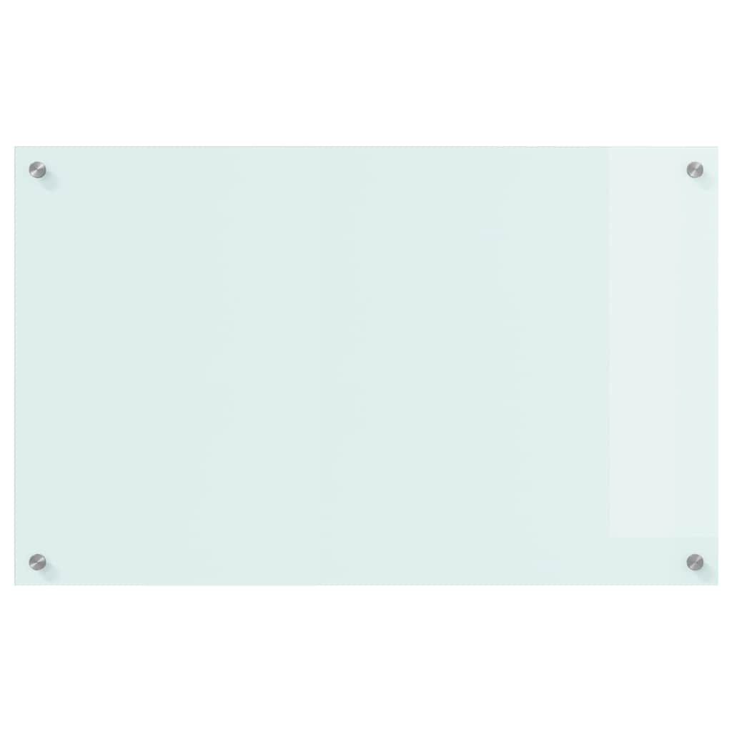 Køkkenbacksplash Mælk 80 x 50 cm hærdet glas