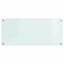 Køkkenbacksplash Mælk 90 x 40 cm hærdet glas