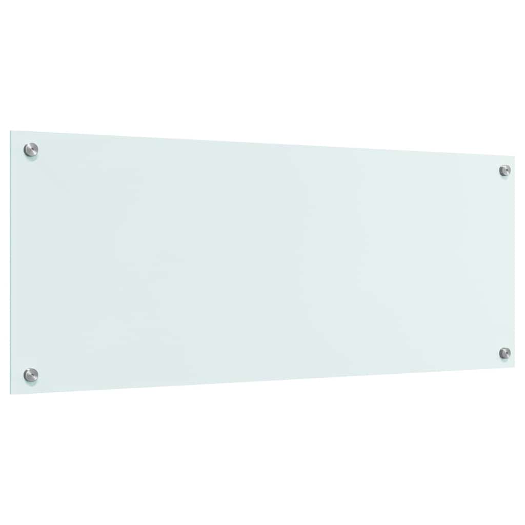 Køkkenbacksplash Mælk 100 x 40 cm hærdet glas