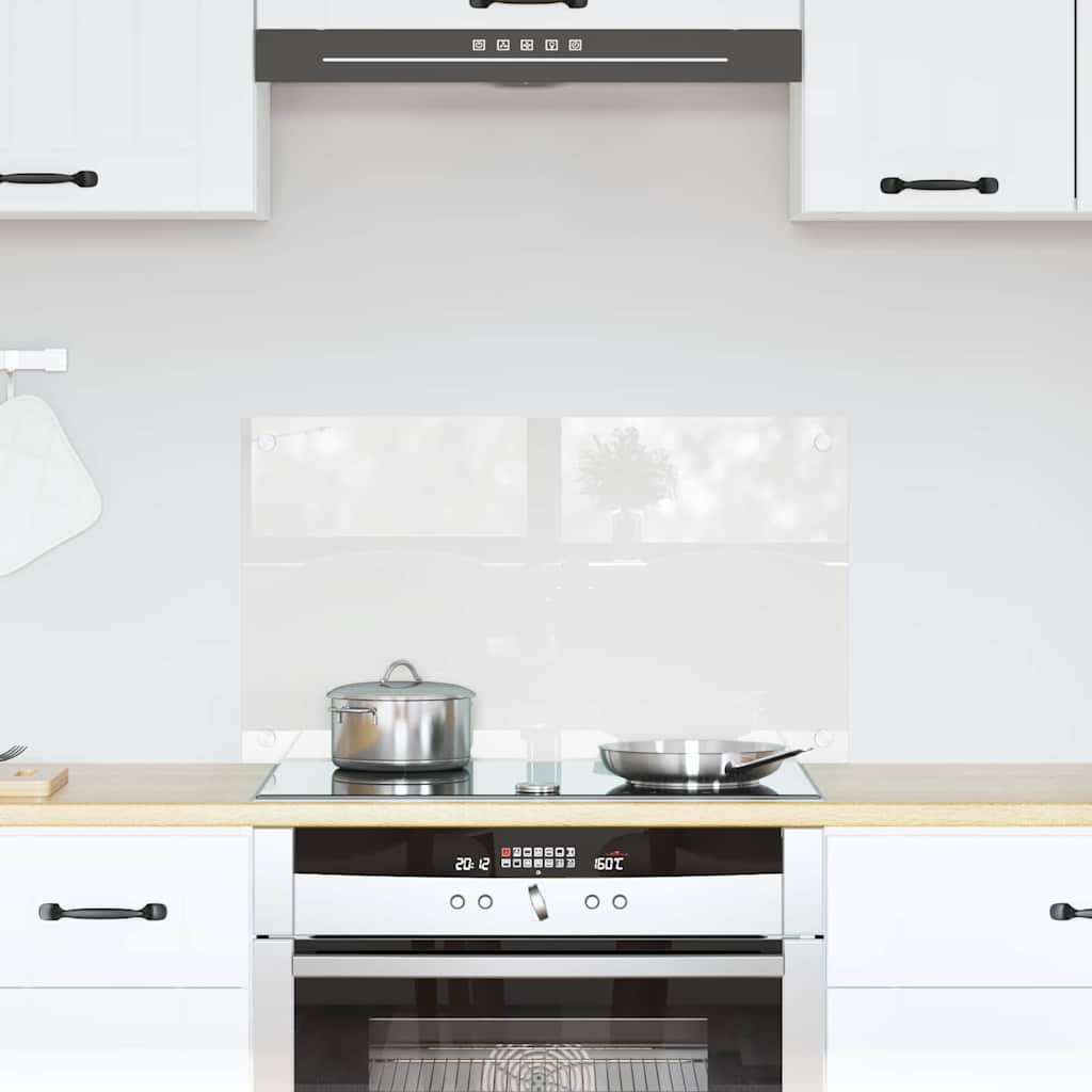 Køkkenbacksplash Transparent 70 x 40 cm hærdet glas