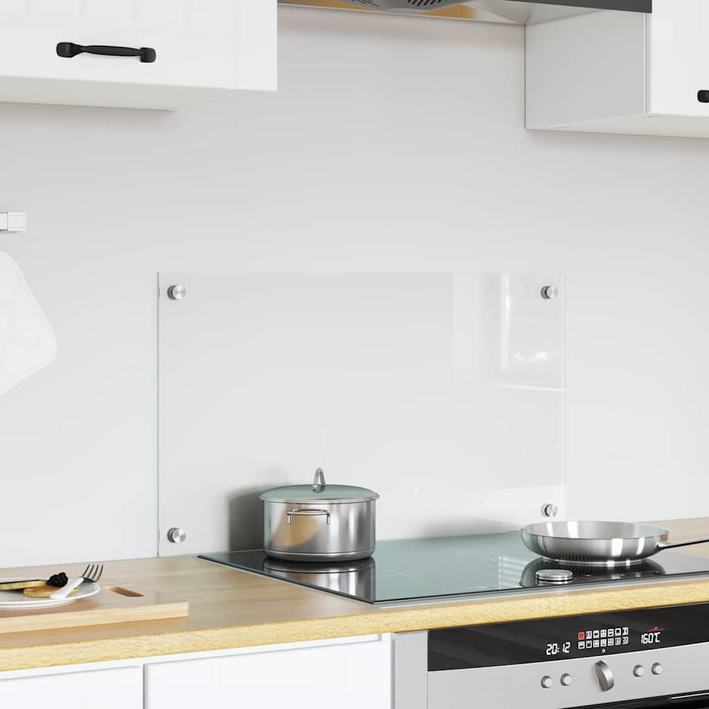 Køkkenbacksplash Transparent 70 x 40 cm hærdet glas