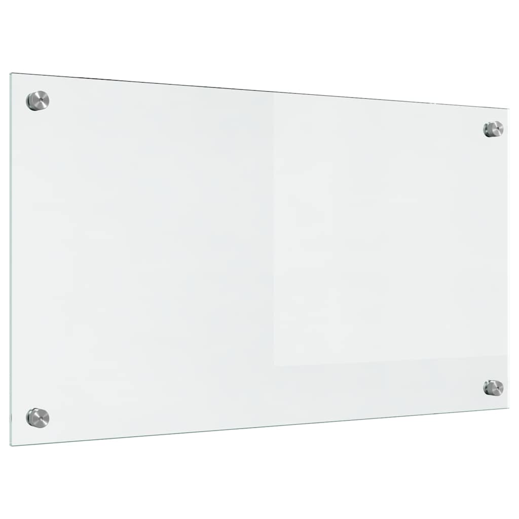 Køkkenbacksplash Transparent 70 x 40 cm hærdet glas