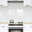 Køkkenbacksplash Transparent 70 x 50 cm hærdet glas