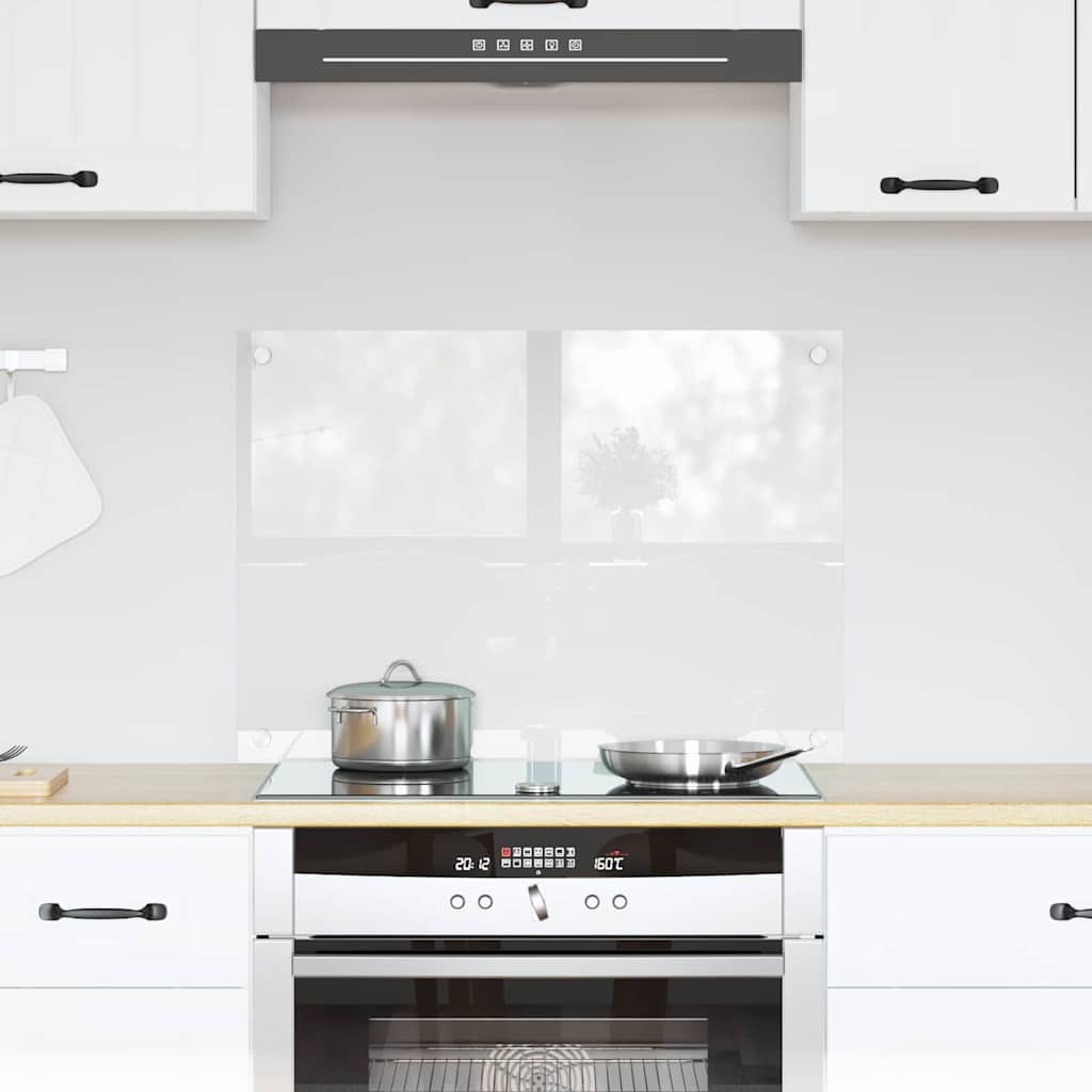 Køkkenbacksplash Transparent 70 x 50 cm hærdet glas