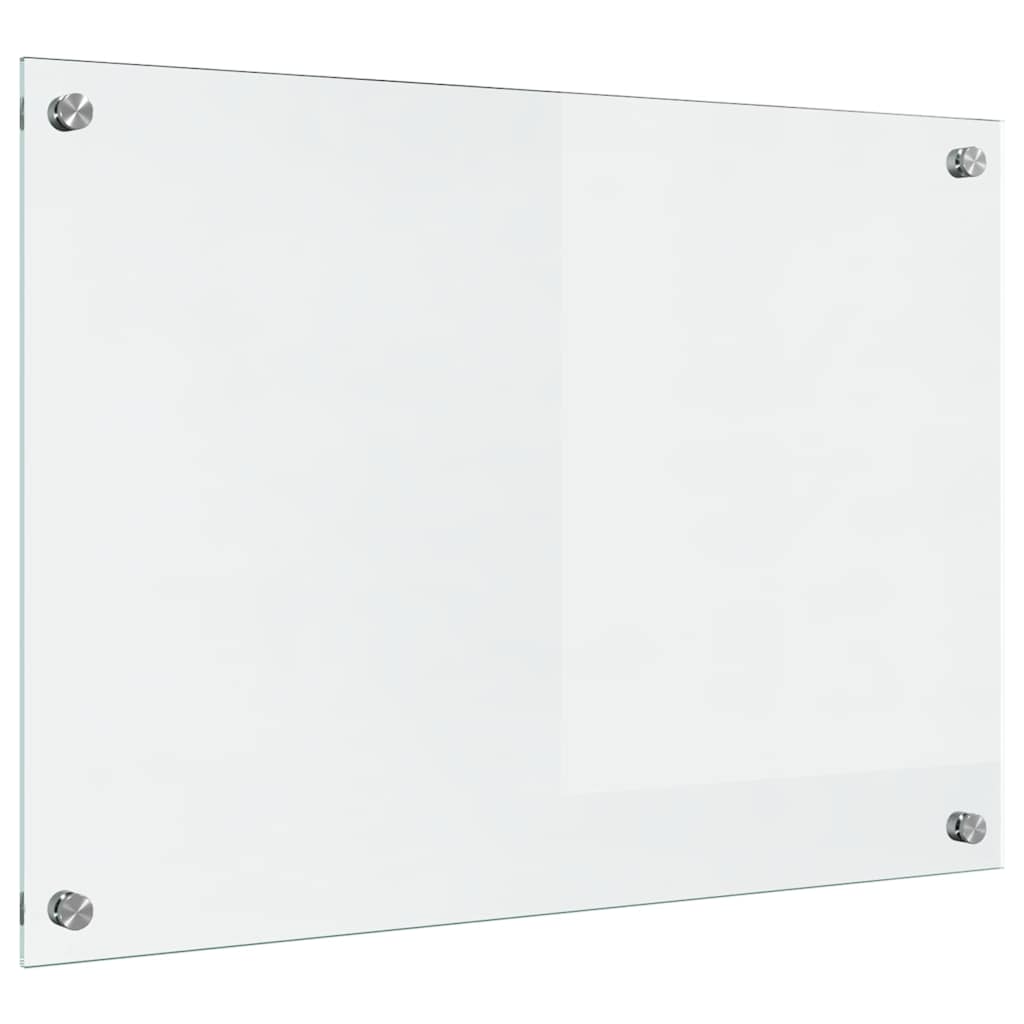 Køkkenbacksplash Transparent 70 x 50 cm hærdet glas