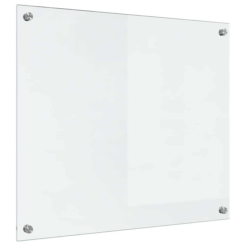 Køkkenbacksplash Transparent 70 x 60 cm hærdet glas