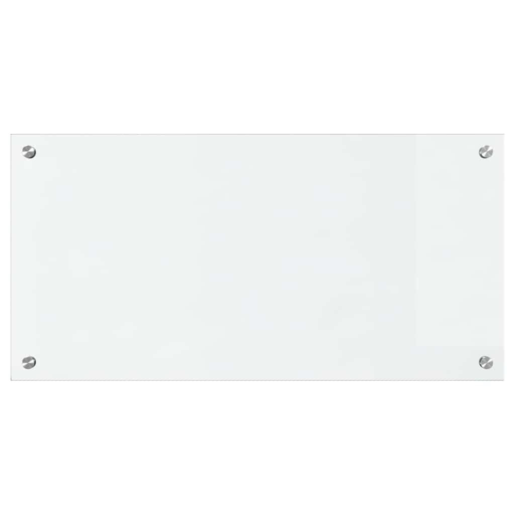 Køkkenbacksplash Transparent 80 x 40 cm hærdet glas