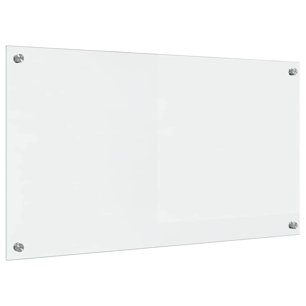 Køkkenbacksplash Transparent 90 x 50 cm hærdet glas