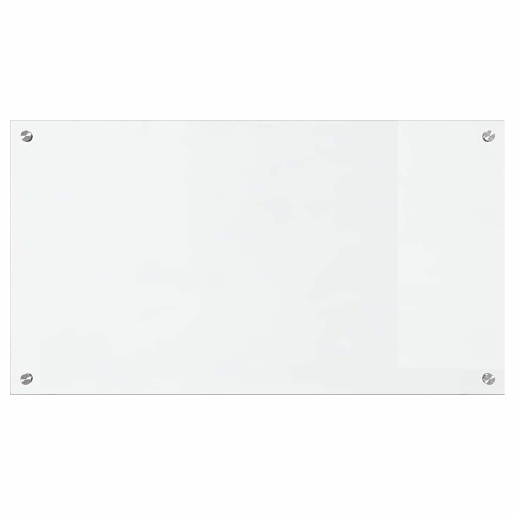Køkkenbacksplash Transparent 90 x 50 cm hærdet glas