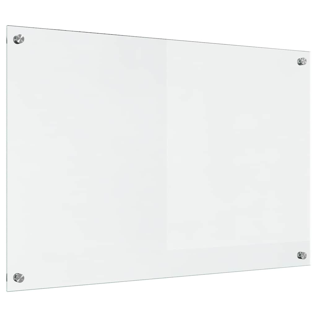 Køkkenbacksplash Transparent 90 x 60 cm hærdet glas