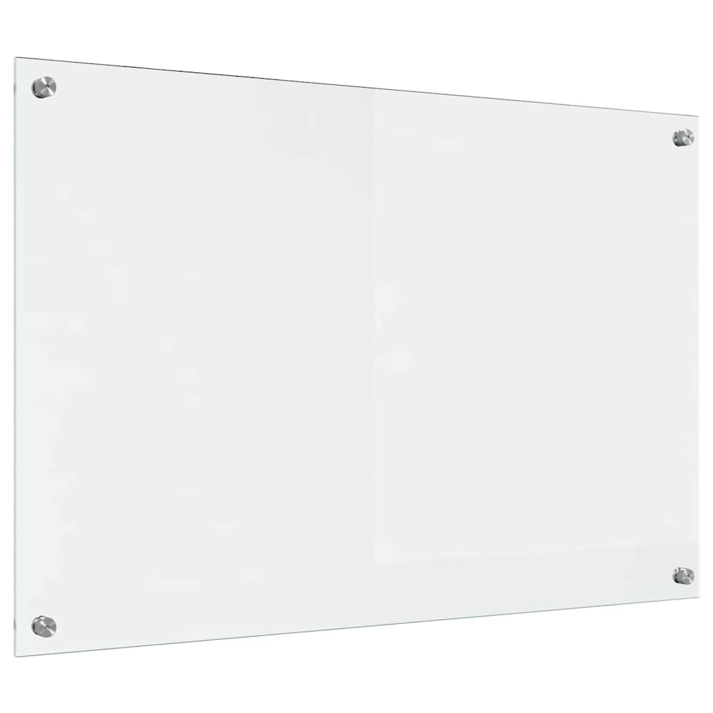 Køkkenbacksplash Transparent 90 x 60 cm hærdet glas