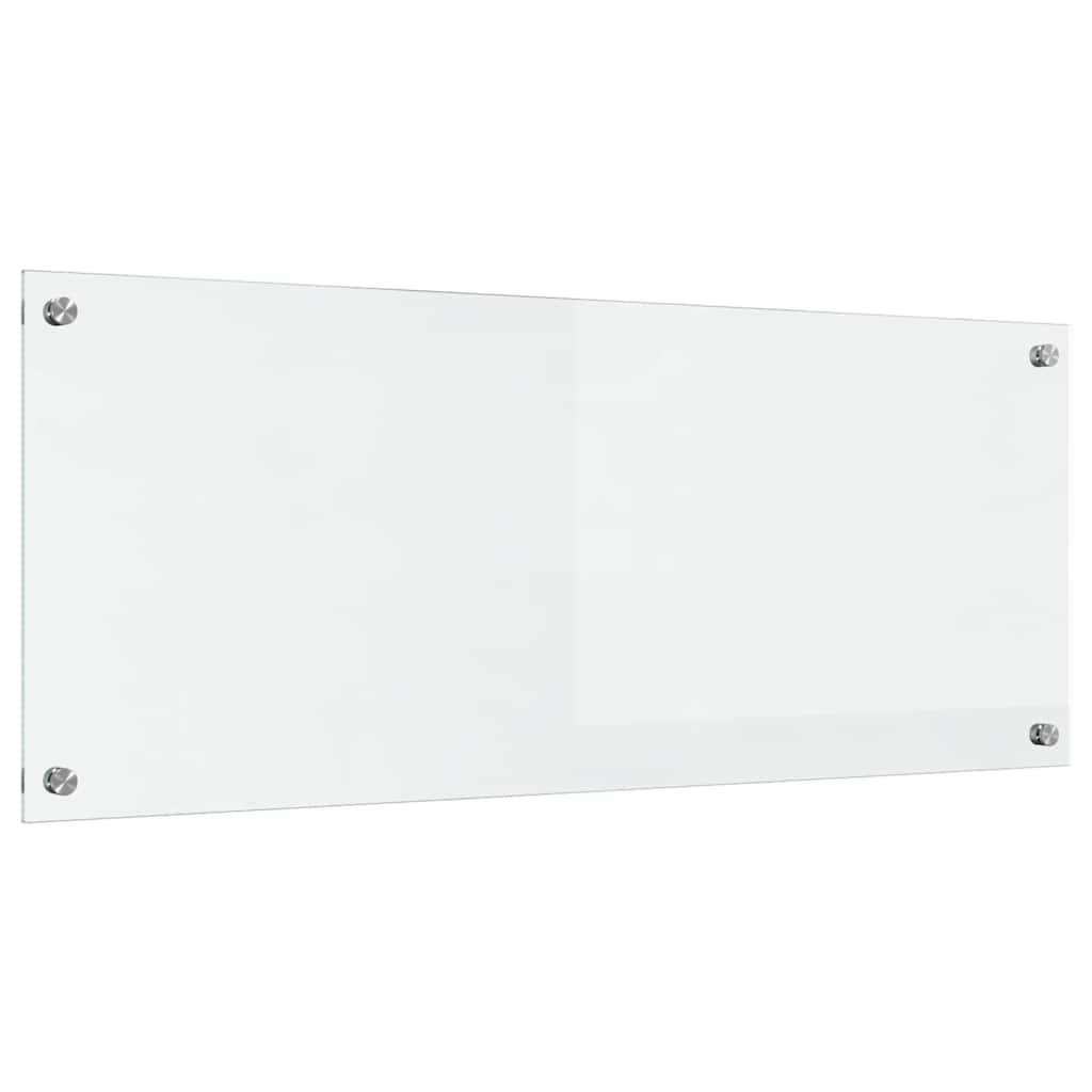 Køkkenbacksplash Transparent 100 x 40 cm hærdet glas
