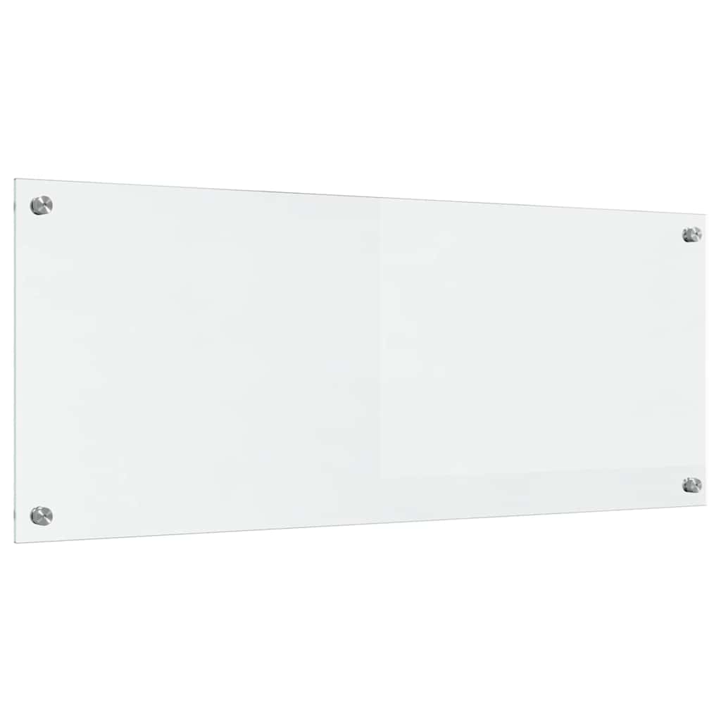 Køkkenbacksplash Transparent 100 x 40 cm hærdet glas