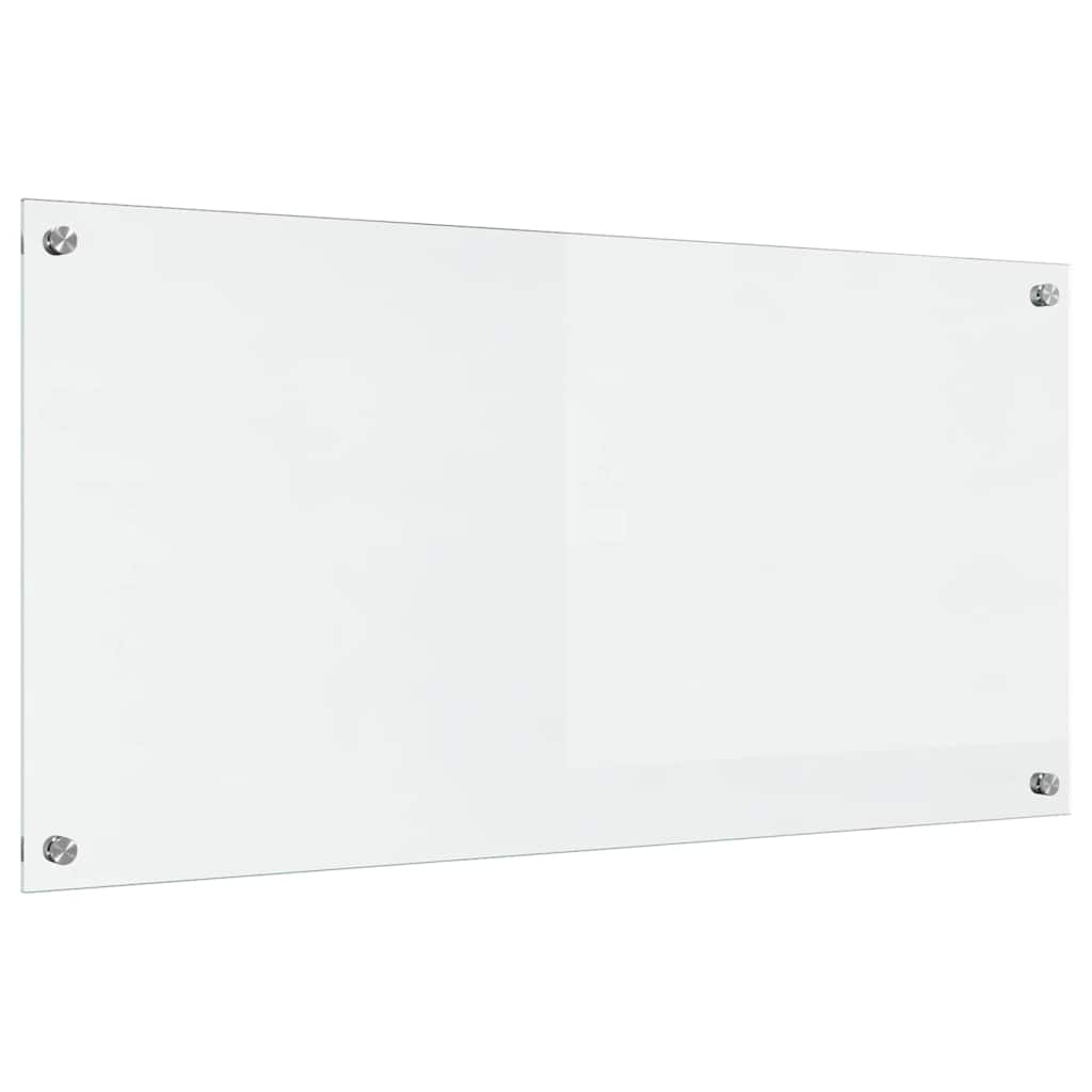 Køkkenbacksplash Transparent 100 x 50 cm hærdet glas