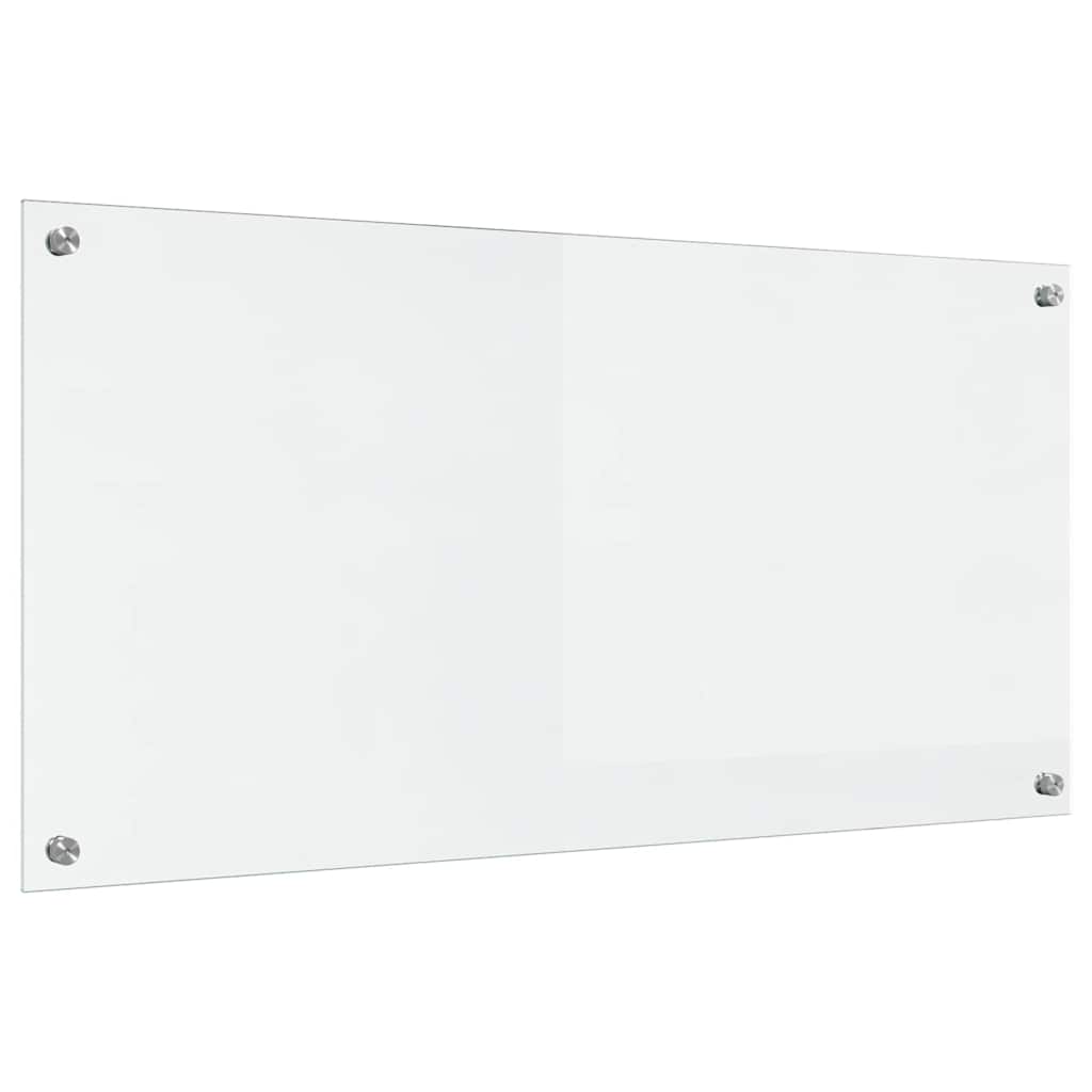 Køkkenbacksplash Transparent 100 x 50 cm hærdet glas