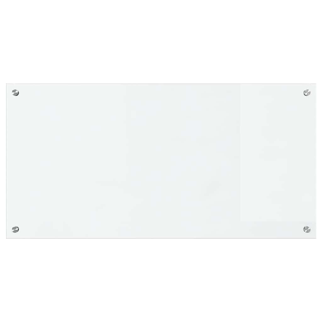 Køkkenbacksplash Transparent 100 x 50 cm hærdet glas