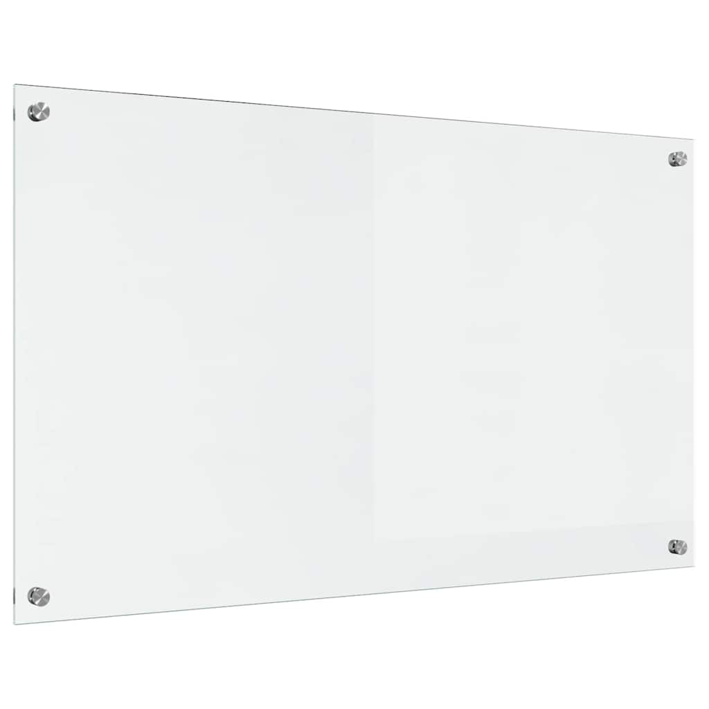 Køkkenbacksplash Transparent 100 x 60 cm hærdet glas