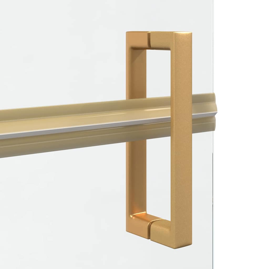 Walk-In brusevæg Guld 80 x 6,5 x 190 cm