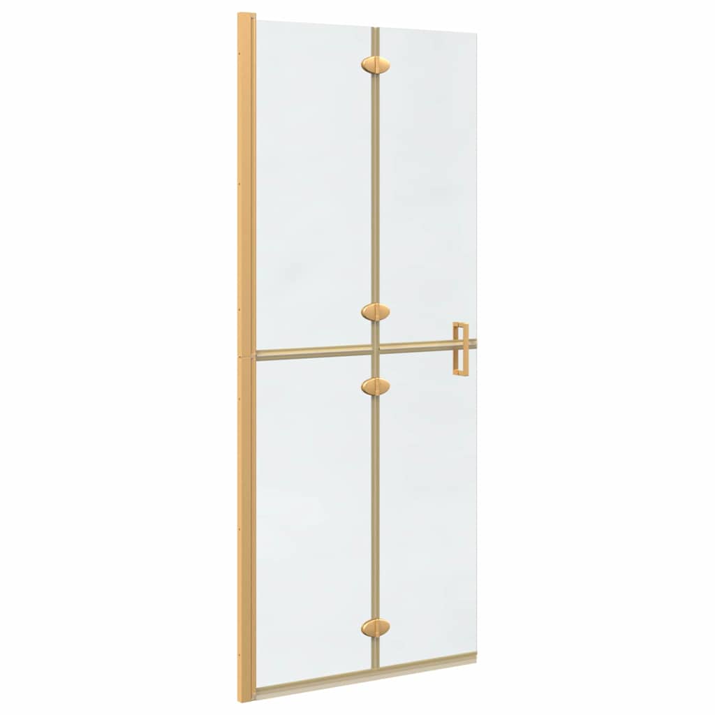 Walk-In brusevæg Guld 80 x 6,5 x 190 cm