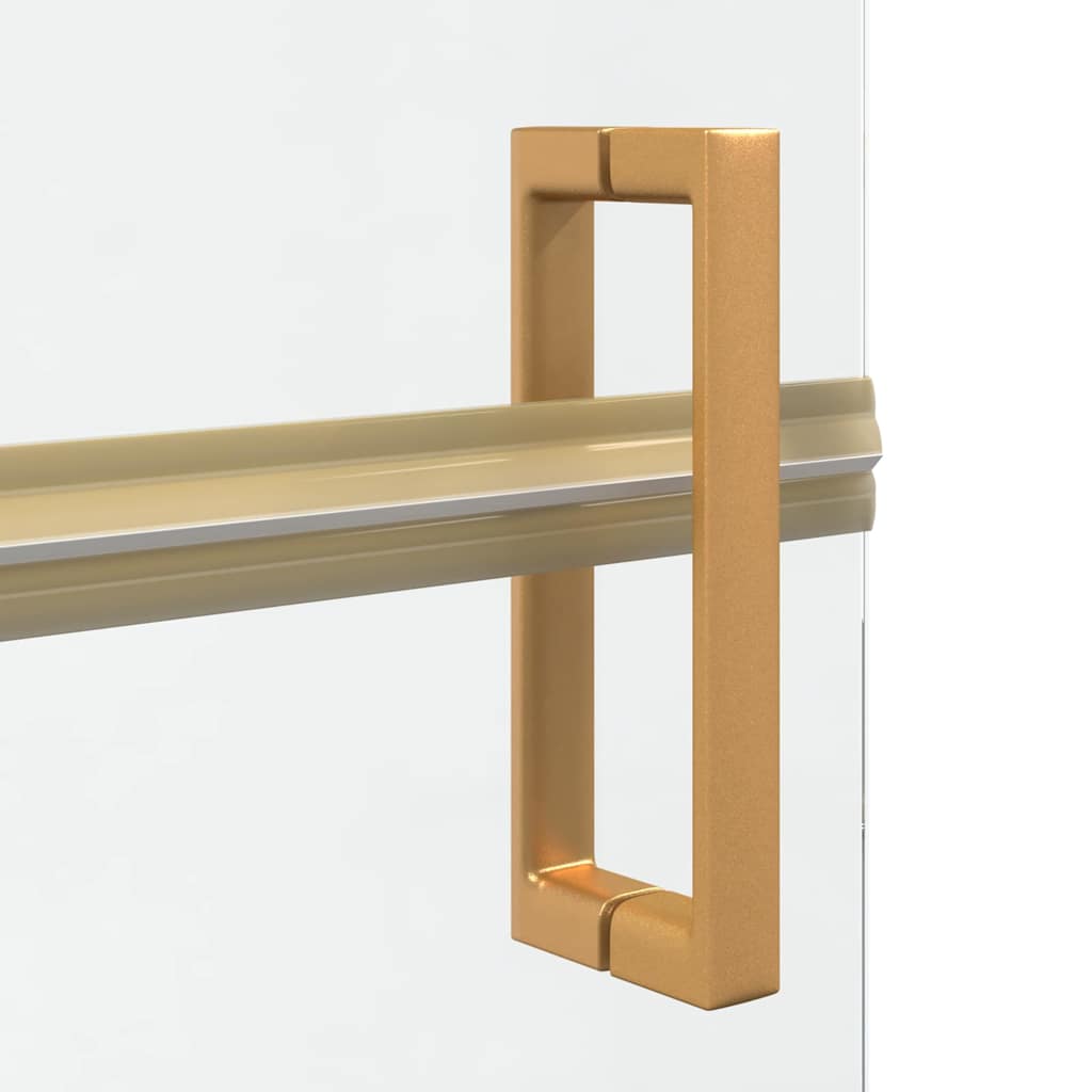 Walk-In brusevæg Guld 90 x 6.5 x 190 cm
