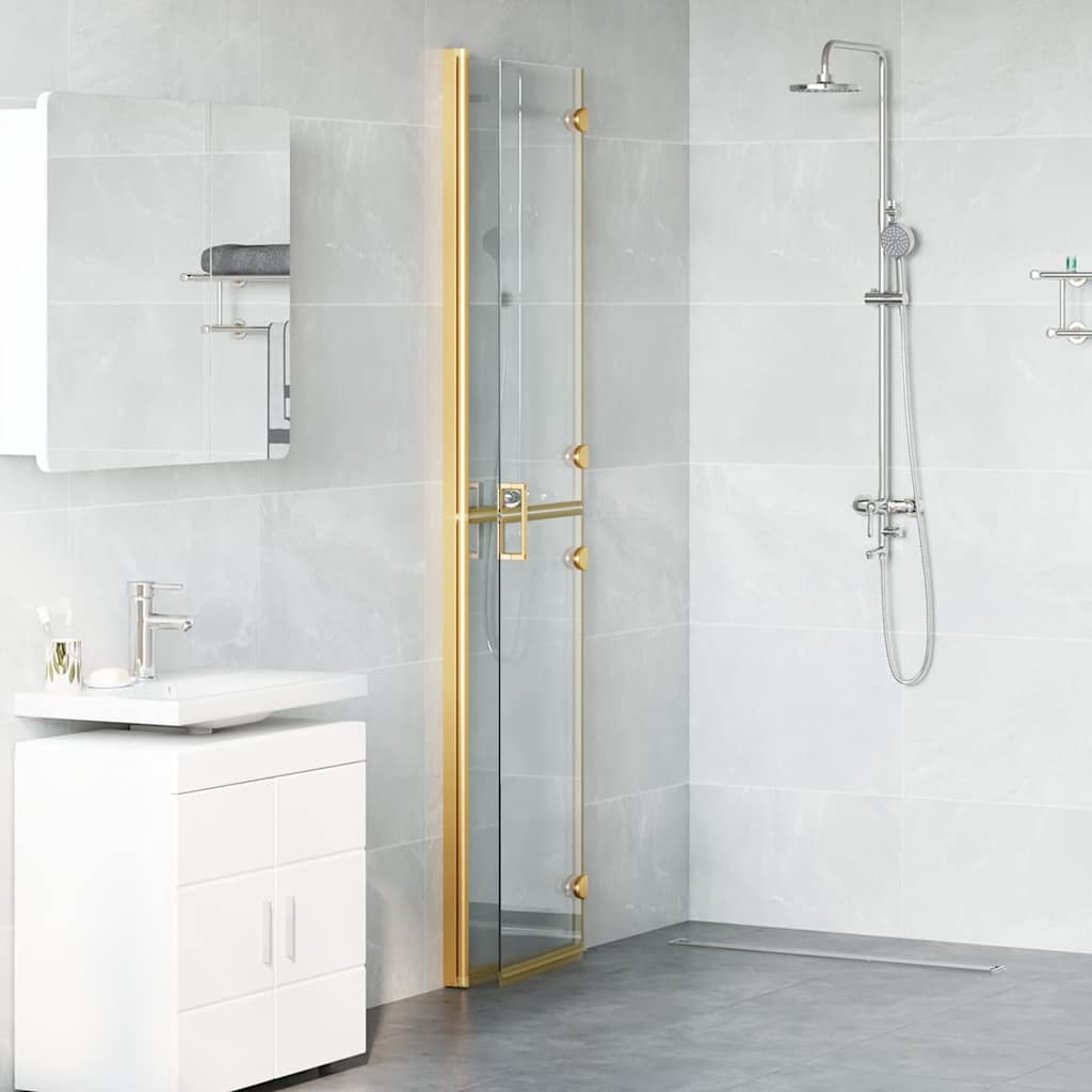 Walk-In brusevæg Guld 90 x 6.5 x 190 cm
