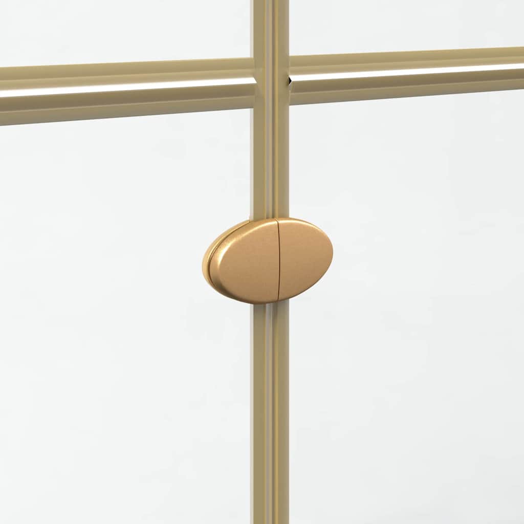 Walk-In brusevæg Guld 100 x 6,5 x 190 cm