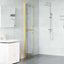 Walk-In brusevæg Guld 100 x 6,5 x 190 cm