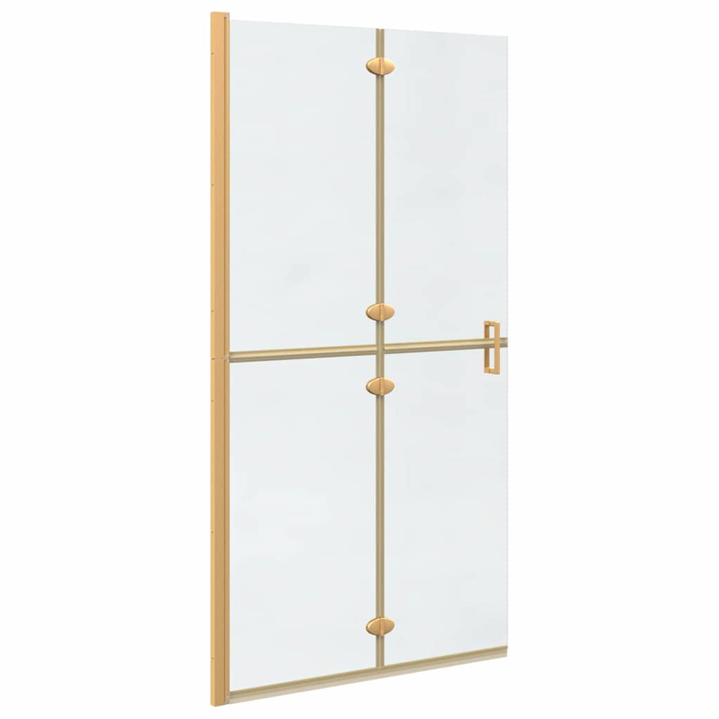 Walk-In brusevæg Guld 100 x 6,5 x 190 cm