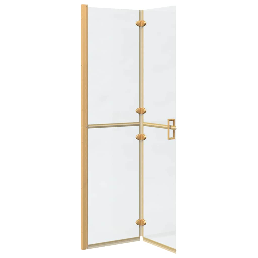 Walk-In brusevæg Guld 100 x 6,5 x 190 cm