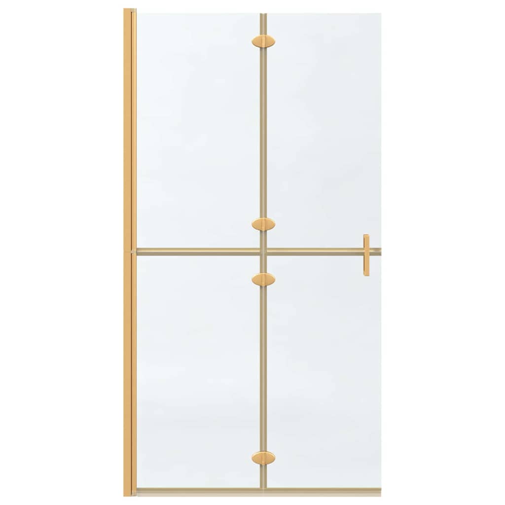 Walk-In brusevæg Guld 100 x 6,5 x 190 cm