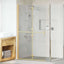 Walk-In brusevæg Guld 110 x 6,5 x 190 cm