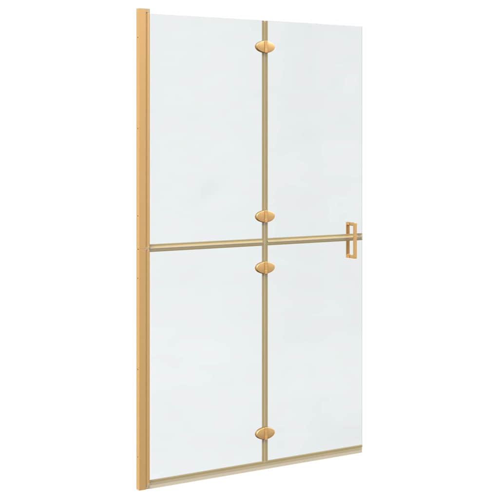 Walk-In brusevæg Guld 110 x 6,5 x 190 cm